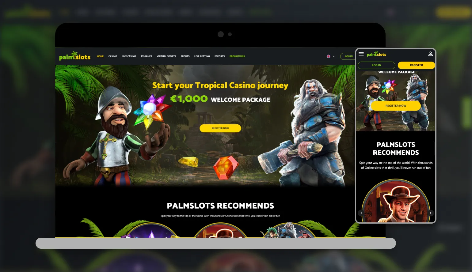 PalmSlots Casino App-Screenshot